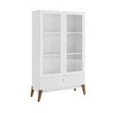 Ver imagem 2 de Cristaleira 2 Portas 1 Gaveta Retrô 0810 Genialflex