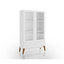 Ver imagem 3 de Cristaleira 2 Portas 1 Gaveta Retrô 0810 Genialflex