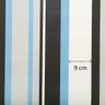 Papel de Parede Listrado Azul para Quarto+ Cola Inclusa - 4