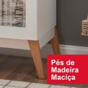 Ver imagem 6 de Cristaleira 1 Porta Moderna com Acabamento UV Branco