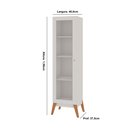 Ver imagem 3 de Cristaleira 1 Porta Retrô 0809 