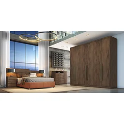 Guarda Roupa Casal 6 Portas 6 Gavetas Bari Novo Horizonte - 6