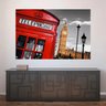 Painel Adesivo de Parede - Londres - Cabine Telefônica - 634pnm - 1