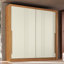 Ver imagem 3 de Guarda Roupa Miletto 2 Portas de Correr Cinamomo/Areia - Santos Andirá