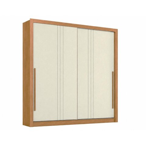 Guarda Roupa Miletto 2 Portas de Correr Cinamomo/Areia - Santos Andirá