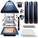 Ver imagem 1 de Kit Churrasqueira Coifa Gourmet Grill Espetos Braseiro 45x30 3 Tubos