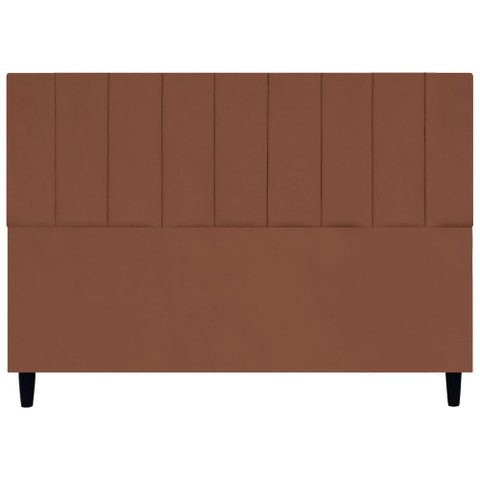 Cabeceira Decorativa Elen para Cama King 195 Cm Suede Terracota, Suede