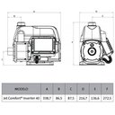 Ver imagem 2 de Bomba Pressurizada 1,0 CV Jet Comfort Inverter 40 220V DANCOR
