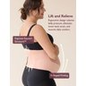 Momcozy Faixa Suporte para Barriga de Gravidez Rosa Oyster G - 3