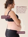 Ver imagem 3 de Momcozy Faixa Suporte para Barriga de Gravidez Rosa Oyster G