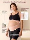 Ver imagem 2 de Momcozy Faixa Suporte para Barriga de Gravidez Rosa Oyster G