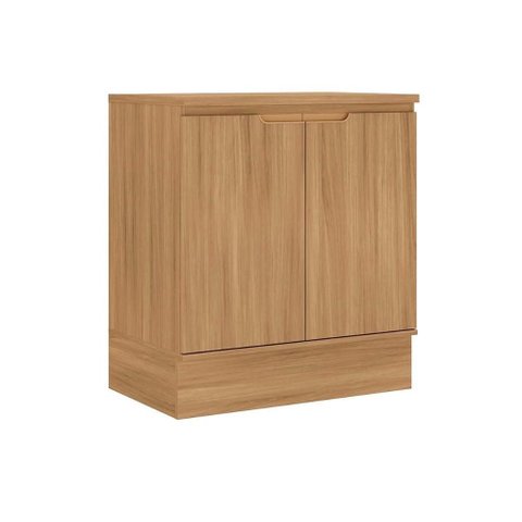Gabinete Cozinha Modulado Alma 2 Portas c/Tampo 80cm Cedro Carraro