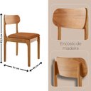 Ver imagem 3 de Sala de Jantar Mesa Ballare 135cm Tampo Laminado Redondo com 4 Cadeiras Star