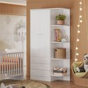 Ver imagem 1 de Guarda Roupa Infantil Doce Sonho 2 Portas em Mdp Qmovi