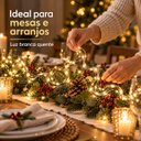 Ver imagem 6 de Festão Luminoso Fio de Fada 300 Leds 3 Metros Bivolt Branco Quente Luz Fixa