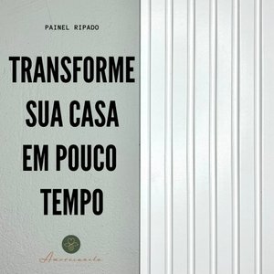 Painel Ripado em Barra 135x87cm (1,17m²) MDF AMORECANELA DECOR