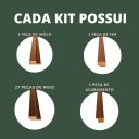 Ver imagem 7 de Painel Ripado em Barra 135x87cm (1,17m²) MDF AMORECANELA DECOR