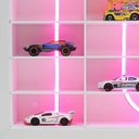 Ver imagem 3 de Estante para Miniaturas Roma 3 Prateleiras MDF 55cm Branco com LED Neon Decorise