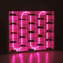 Ver imagem 7 de Estante para Miniaturas Roma 3 Prateleiras MDF 55cm Branco com LED Neon Decorise