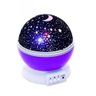 Luminária Projetor Céu Estrela 360º Abajur Star Master Roxo - 1