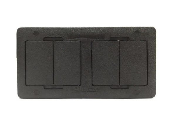 Caixa de Tomada Para Mesa Em ABS Sem Conexão QMF4-M - Branco - 1