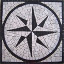 Ver imagem 1 de Rosa Dos Ventos em Mosaico Rosone Fiorentino 130cm