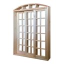 Ver imagem 4 de Porta Balcão de Correr de Madeira Padrão Cedro Purgato em Arco Bat.14 Cm- 2.35(a) X 1.70(l)