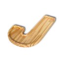 Ver imagem 2 de Petisqueira Letra J Tabua com Rebaixo Madeira Pinus Cesta Presente Decoração Mesa Posta - Woodspot