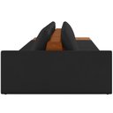 Ver imagem 6 de Sofá Ilha Modular para Sala 432cm com Puff Dublin K01 Veludo Preto Sintético Caramelo - Lyam Decor