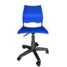 Cadeira de Escritorio Giratoria Versat para Recepção com Regulagem de Altura Plastico Azul - 3
