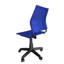 Ver imagem 5 de Cadeira de Escritorio Giratoria Versat para Recepção com Regulagem de Altura Plastico Azul