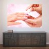Painel Adesivo de Parede - Salão de Beleza - Manicure - 647pnm - 1