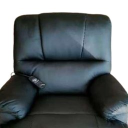 Poltrona Reclinavel com Função Massagem 8 Pontos Vibração Timer com Controle até 110kg Preta Importw - 6