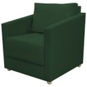 Ver imagem 1 de Poltrona Decorativa para Sala Recepção Manicure Consultório Celine Suede