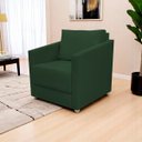Ver imagem 2 de Poltrona Decorativa para Sala Recepção Manicure Consultório Celine Suede
