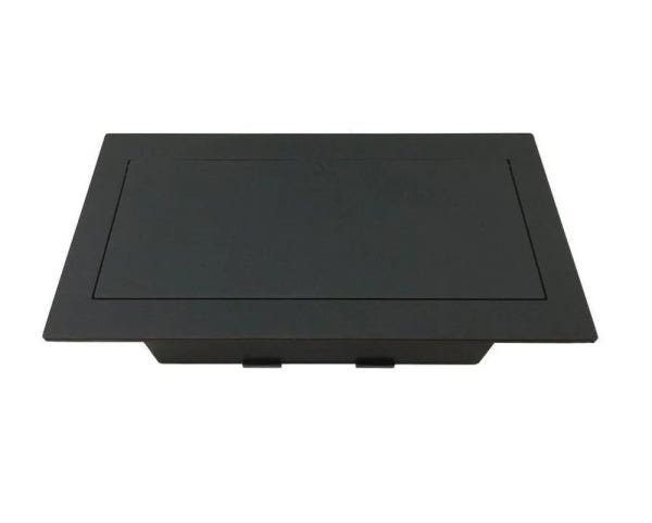 Caixa De Tomada Para Embutir Em Mesas Completa - QMF6-M3 - Cinza claro - 4