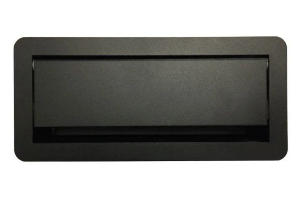 Caixa de Tomada Completa Para Embutir Em Mesas Aço 1008 - Preto - 3