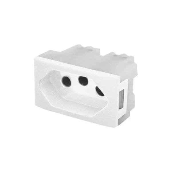 Módulo Tomada 4x2 Completo 2 Tomadas, 1 Rj45 - 4