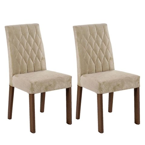 Kit 2 Cadeiras de Jantar Rustic/imperial 4256 Madesa Rustic