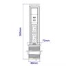 Torre de Tomada 10a com Carregador Usb 2.1a - Preto - 4