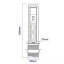 Ver imagem 4 de Torre de Tomada 10a com Carregador Usb 2.1a - Preto
