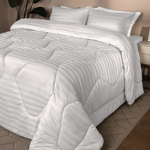 Edredom Casal 300 Fios 100% Algodão 220x200cm - Bf Colchões