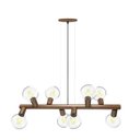 Ver imagem 1 de Lustre Pendente Taschibra Amora Cobre para 8 Lâmpadas E27 Bivolt