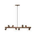Ver imagem 3 de Lustre Pendente Taschibra Amora Cobre para 8 Lâmpadas E27 Bivolt