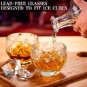 Ver imagem 2 de Garrafa Decanter Whisky Licor Conhaque Bourbon Design Norwich Conjunto com 6 Copos