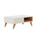 Ver imagem 5 de Mesa de Centro Lujan Off White / Freijó