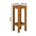 Ver imagem 2 de Banqueta de Madeira Maciça Alta Mel sem Estofado