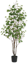 Ver imagem 1 de Planta Árvore Artificia Folha Pu C/pote X150 Verde 1,20cm