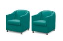Ver imagem 1 de Kit 2 Poltronas Decorativa Bia Suede Tiffany