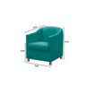 Kit 2 Poltronas Decorativa Bia Suede Tiffany - 4
